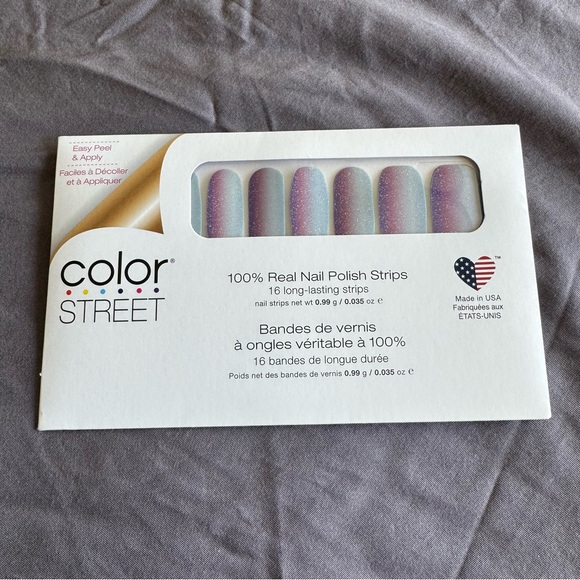 *Retired* Color Street: It Takes Tucson | Purple Blue Duochrome Glitter Sparkle - Picture 3 of 15